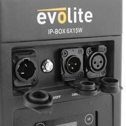 IP-BOX 6X15W EVOLITE SLJMUSIC.COM