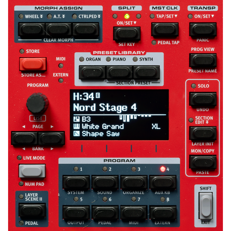 NORD STAGE 4 73 NOTES TOUCHER LOURD sljmusic.com