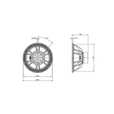 18DS115 B&C SPEAKERS