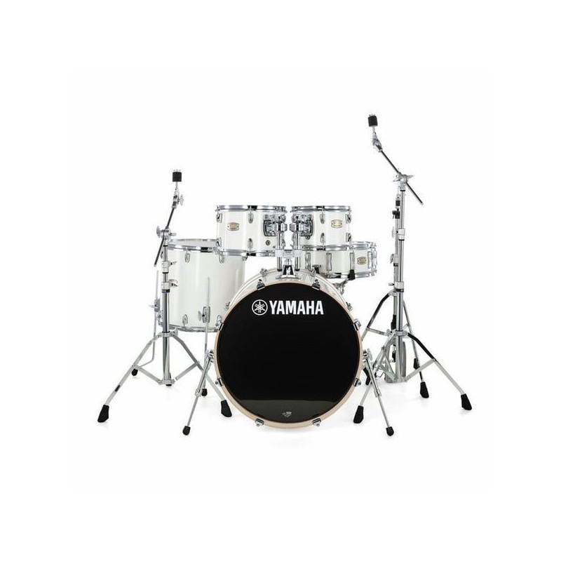 STAGE CUSTOM FUSION 20 + HW680 PURE WHITE YAMAHA sljmusic.com