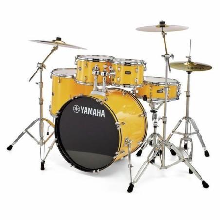 RYDEEN FUSION 20" + HARDWARE + CYMBALES MELLOW YELLOW YAMAHA sljmusic.com