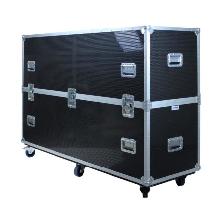 Flight case pour deux écrans TV 40"-55"