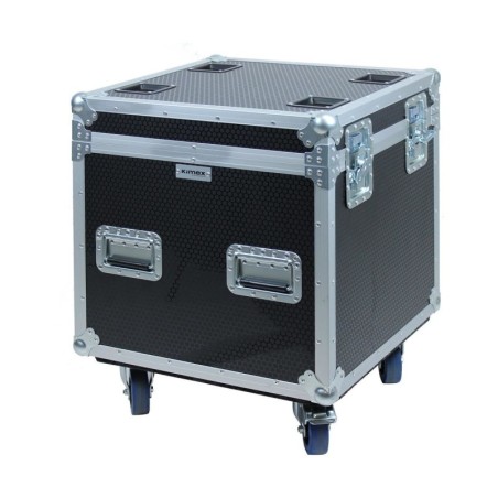 Flight case type malle 60 x 60 x 60 cm + rangement intérieur