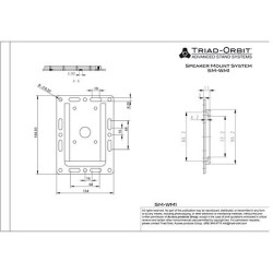 SM-SW1 SPEAKER MOUNT SWIVEL TRIAD-ORBIT