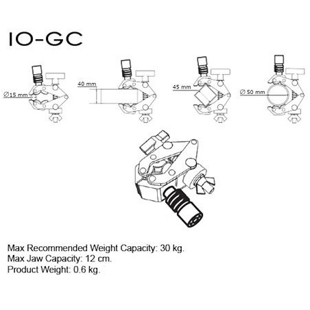 IO-GC SYNERGY SERIES IO-EQUIPPED SAVIOR CLAMP TRIAD-ORBIT