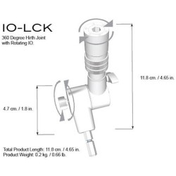 IO-LCK IO-EQUIPPED LOCKING SWIVEL TRIAD-ORBIT