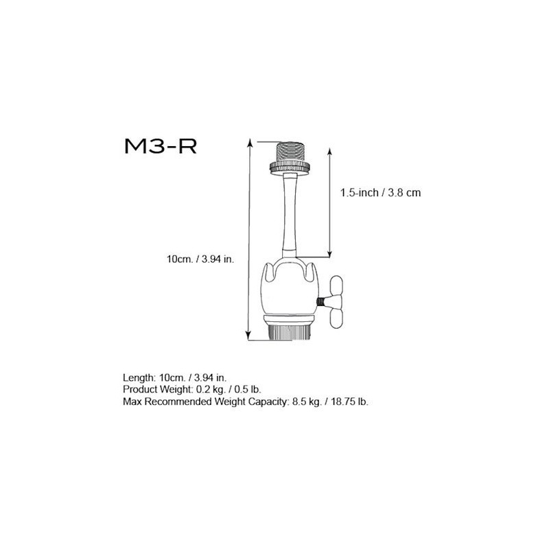 M3-R RETROFITTABLE LONG STEM ADAPTOR TRIAD-ORBIT