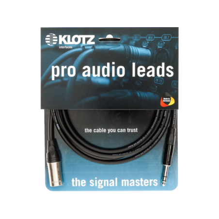 CABLE PRO AUDIO JACK/XLR-M 1M KLOTZ