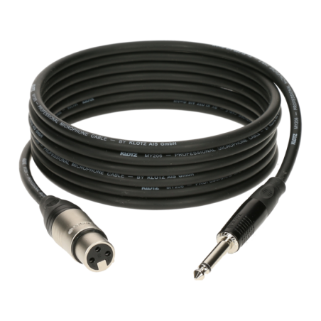 CABLE PRO AUDIO JACK/XLR-F 3M KLOTZ