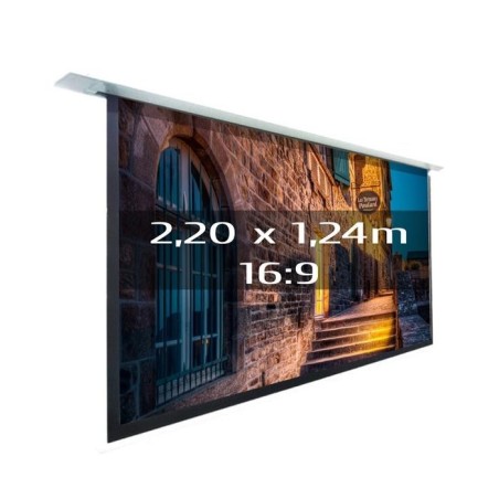 Ecran de projection électrique encastrable 2