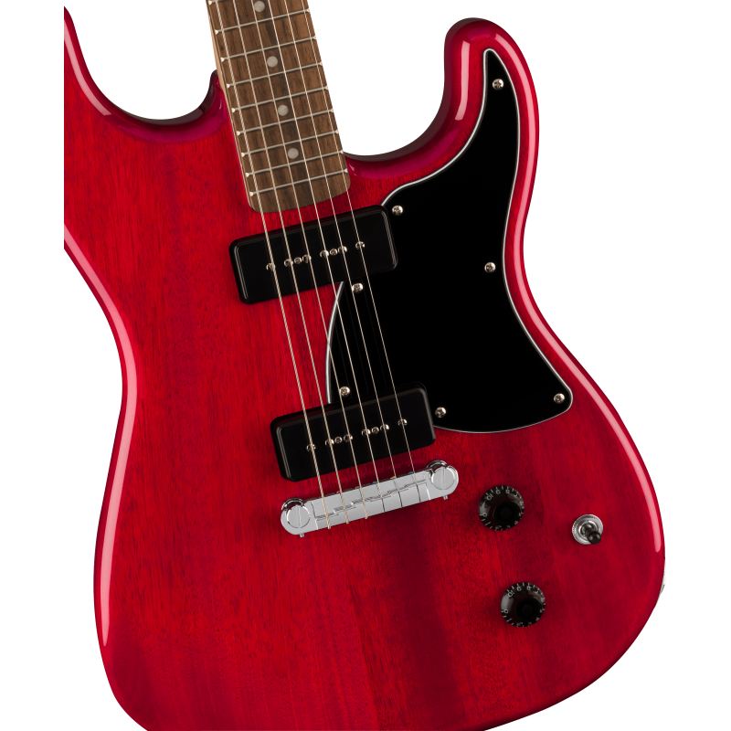 Paranormal Strat-O-Sonic LRL Crimson Red Transparent Squier