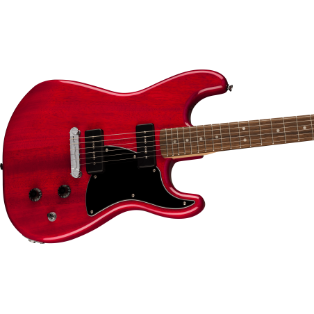 Paranormal Strat-O-Sonic LRL Crimson Red Transparent Squier
