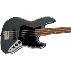 Affinity Series Jazz Bass LRL Charcoal Frost Metallic Squier
