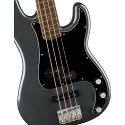 Affinity Series Precision Bass PJ LRL Charcoal Frost Metallic Squier