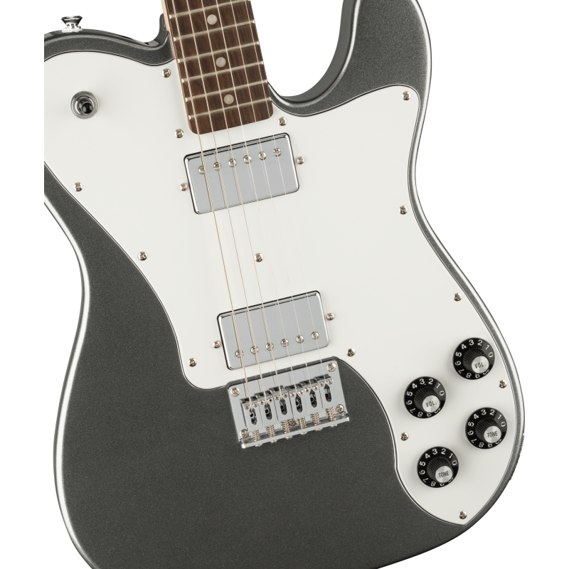 Affinity Series Telecaster Deluxe LRL Charcoal Frost Metallic Squier