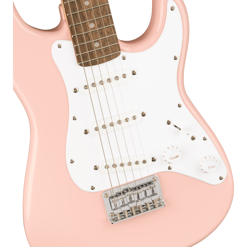 Mini Stratocaster LRL Shell Pink Squier