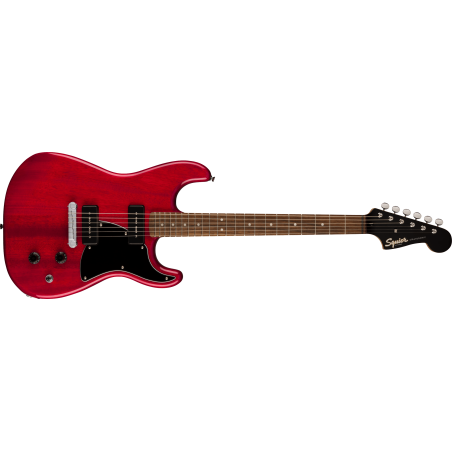 Paranormal Strat-O-Sonic LRL Crimson Red Transparent Squier