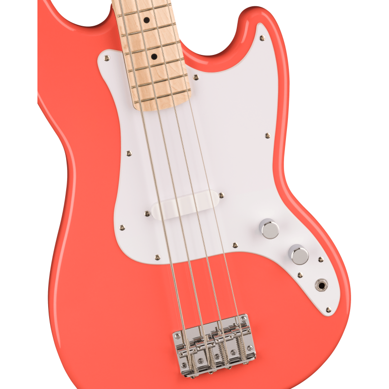 Squier Sonic Bronco Bass MN Tahitian Coral Squier