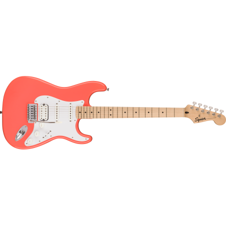 Squier Sonic Stratocaster HSS MN Tahitian Coral Squier