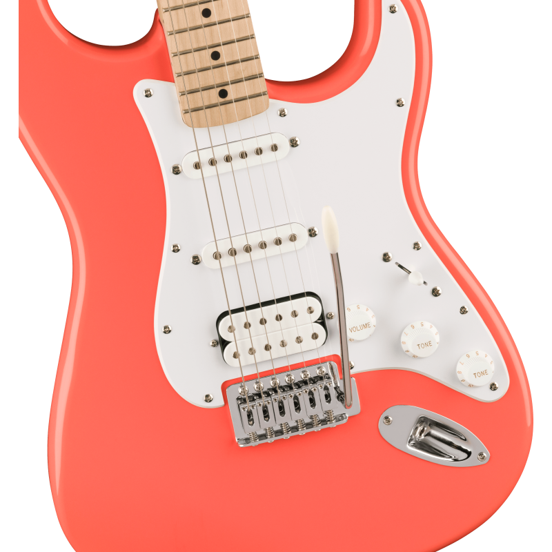 Squier Sonic Stratocaster HSS MN Tahitian Coral Squier
