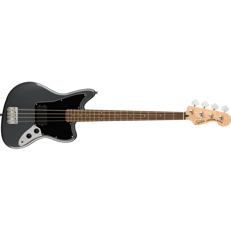 Affinity Series Jaguar Bass H LRL Charcoal Frost Metallic Squier