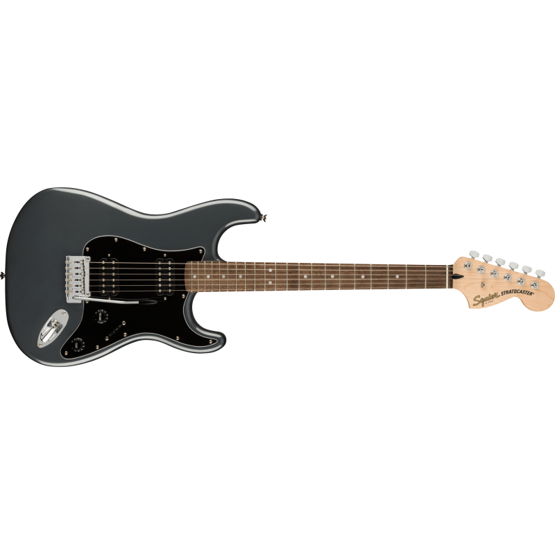 Affinity Series Stratocaster HH LRL Charcoal Frost Metallic Squier