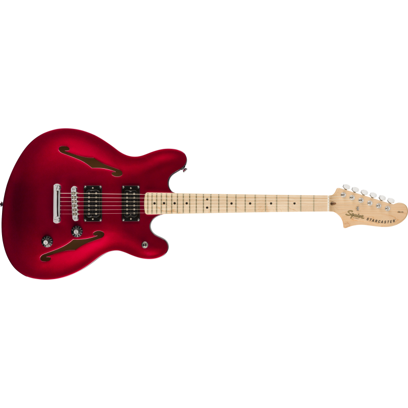 Affinity Series Starcaster MN Candy Apple Red Squier