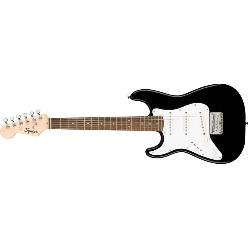 Mini Stratocaster FEFT LRL Black Squier