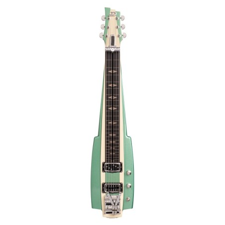 LAP STEEL FAIRYTALE HARBOR GREEN AND WHITE DUESENBERG SLJMUSIC.COM