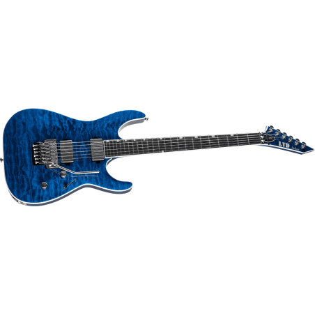LTD Guitars MH-1000 Quilted Black Ocean SLJMUSIC.COM