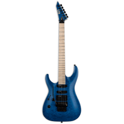 LTD Guitars MH203 Bleu Transparent LH