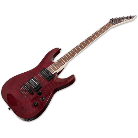 LTD Guitars MH200 Rouge Sombre Transparent SLJMUSIC.COM