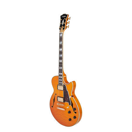 EXCEL SS XT VINTAGE NATURAL QUILT D'ANGELICO sljmusic.com