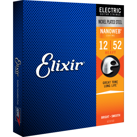Elixir Electric Nanoweb Heavy 12-52