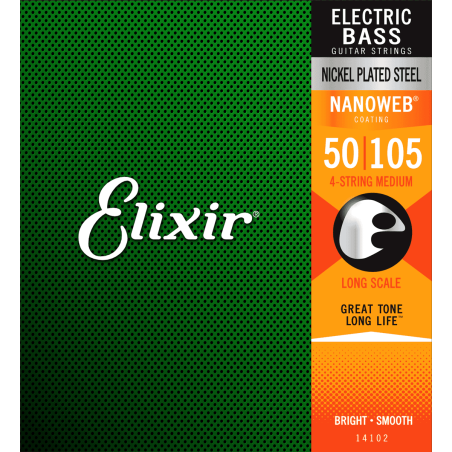 Elixir Bass Nanoweb Heavy 50-105