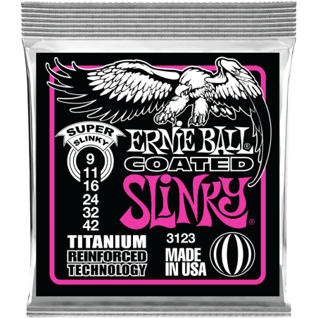 Ernie Ball Slinky rps coated titanium 9-42
