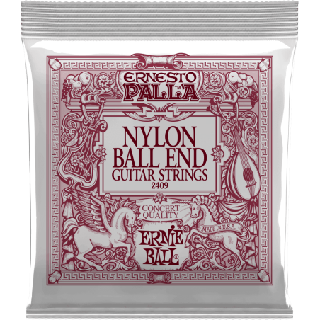 Ernie Ball Ernesto palla nylon noir-métal doré