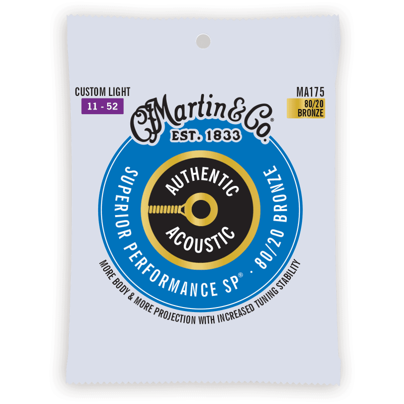 C.F. Martin & Co Authentic, Custom Light, 80/20