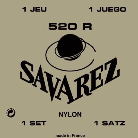 JEU DE CORDES SAVAREZ CARTE ROUGE 520R