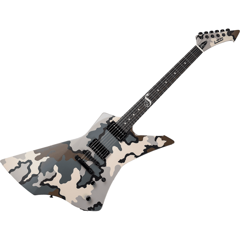 LTD Guitars Signature James Hetfield Snakebyte Camo Satin SLJMUSIC.COM