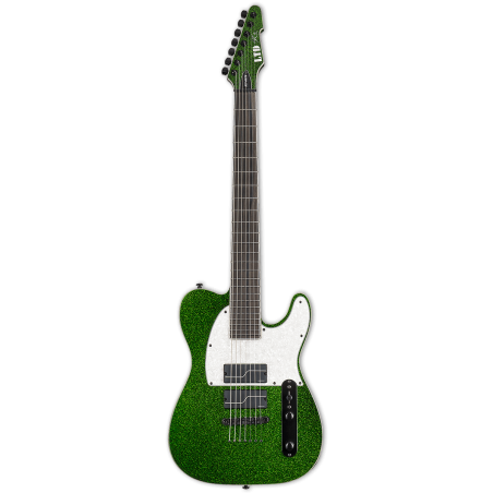 LTD Guitars SCT-607 Baritone Green Sparkle