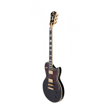 DELUXE ATLANTIC SOLID BLACK D'ANGELICO sljmusic.com