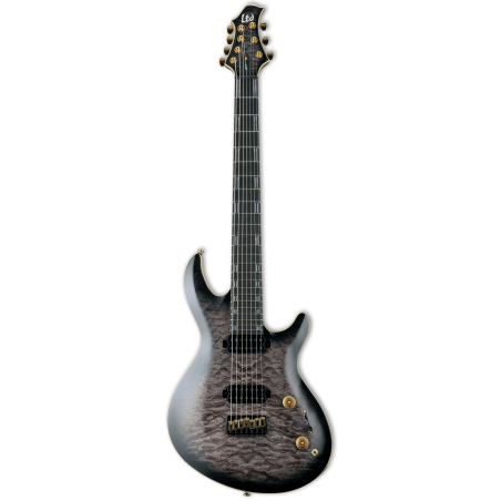 LTD Guitars Signature Javier Reyes 7 Faded Blue Sunburst