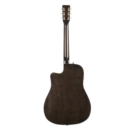AMERICANA FADED BLACK CW QIT DREADNOUGHT ART & LUTHERIE sljmusic.com