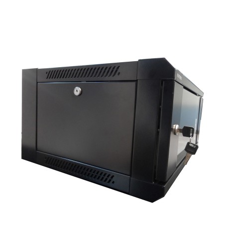 Rack mural 19´´, Largeur 600mm, Profondeur 450mm, Capacité 9U
