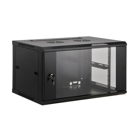 Rack mural 19´´, Largeur 600mm, Profondeur 450mm, Capacité 6U