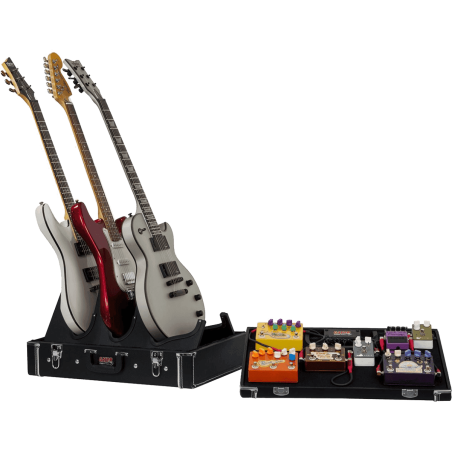 Pedalboard Flight case Pedal/stand 3 Guitares GATOR